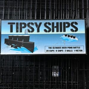 Beer pong battle ship